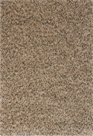 Tapis Brink & Campman Loom Natural Moss beige et crème moucheté de vert mousse et de brun, vue de dessus