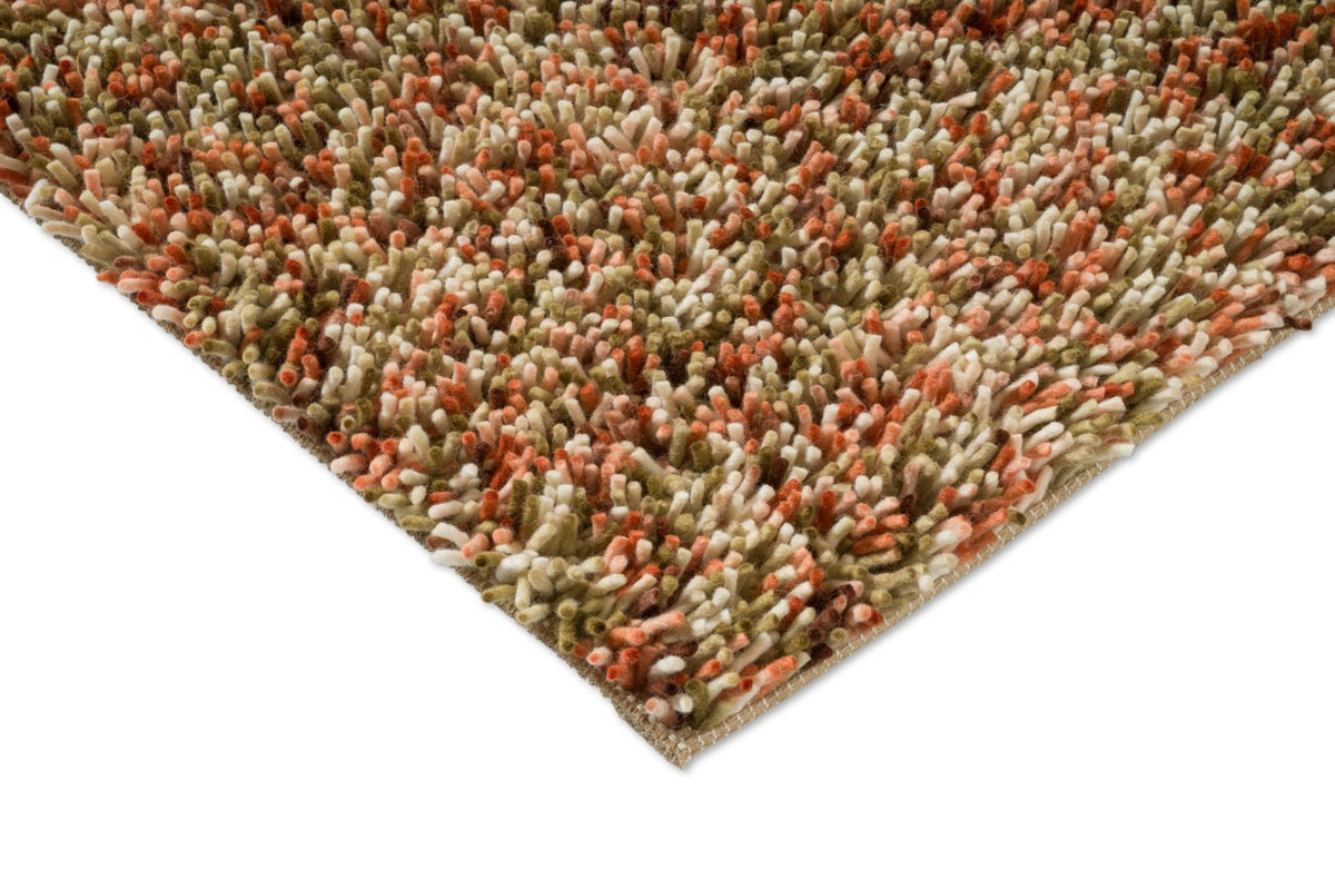 Tapis Brink & Campman Loom Pumpkin, détail de l'angle et du poil