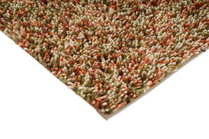 Tapis Brink & Campman Loom Pumpkin, détail de l'angle et du poil