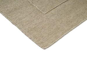 Tapis Brink & Campman Senso Blocks Natural, détail de l'angle et du tissage