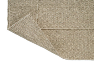 Tapis Brink & Campman Senso Blocks Natural, détail de l'angle replié et de l'envers