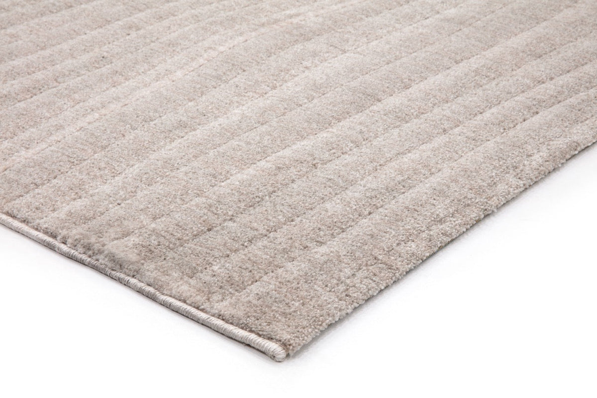 Tapis Acsento Duna Linen, détail de l'angle et du poil