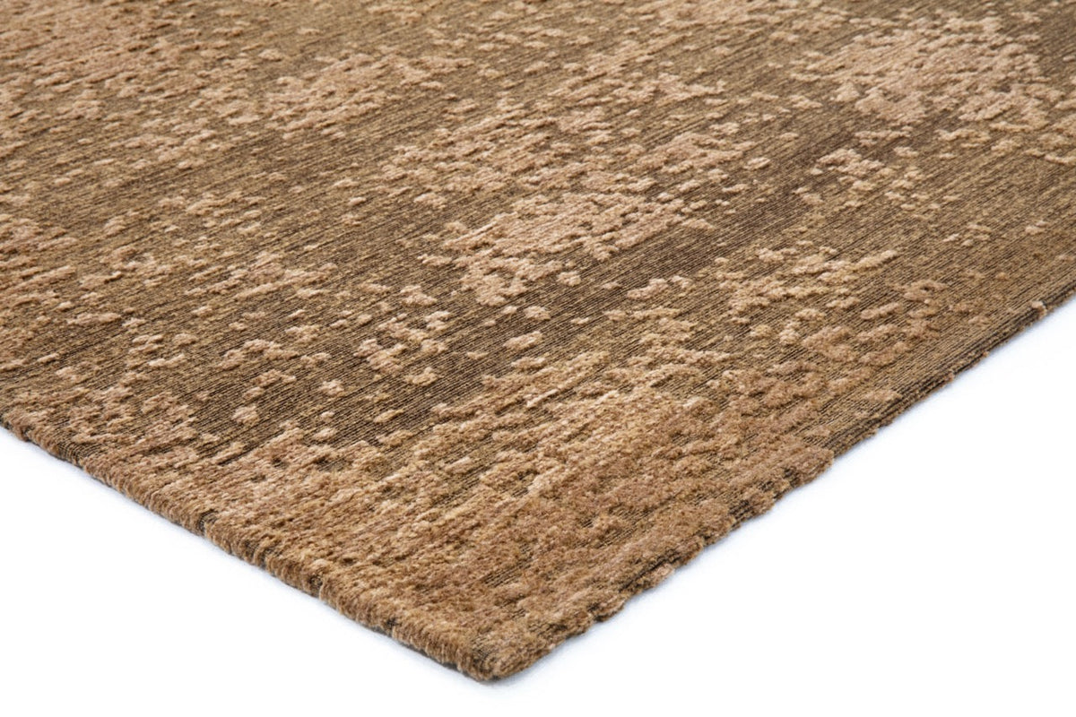 Tapis Acsento Laguna Bronze, détail de l'angle et du poil