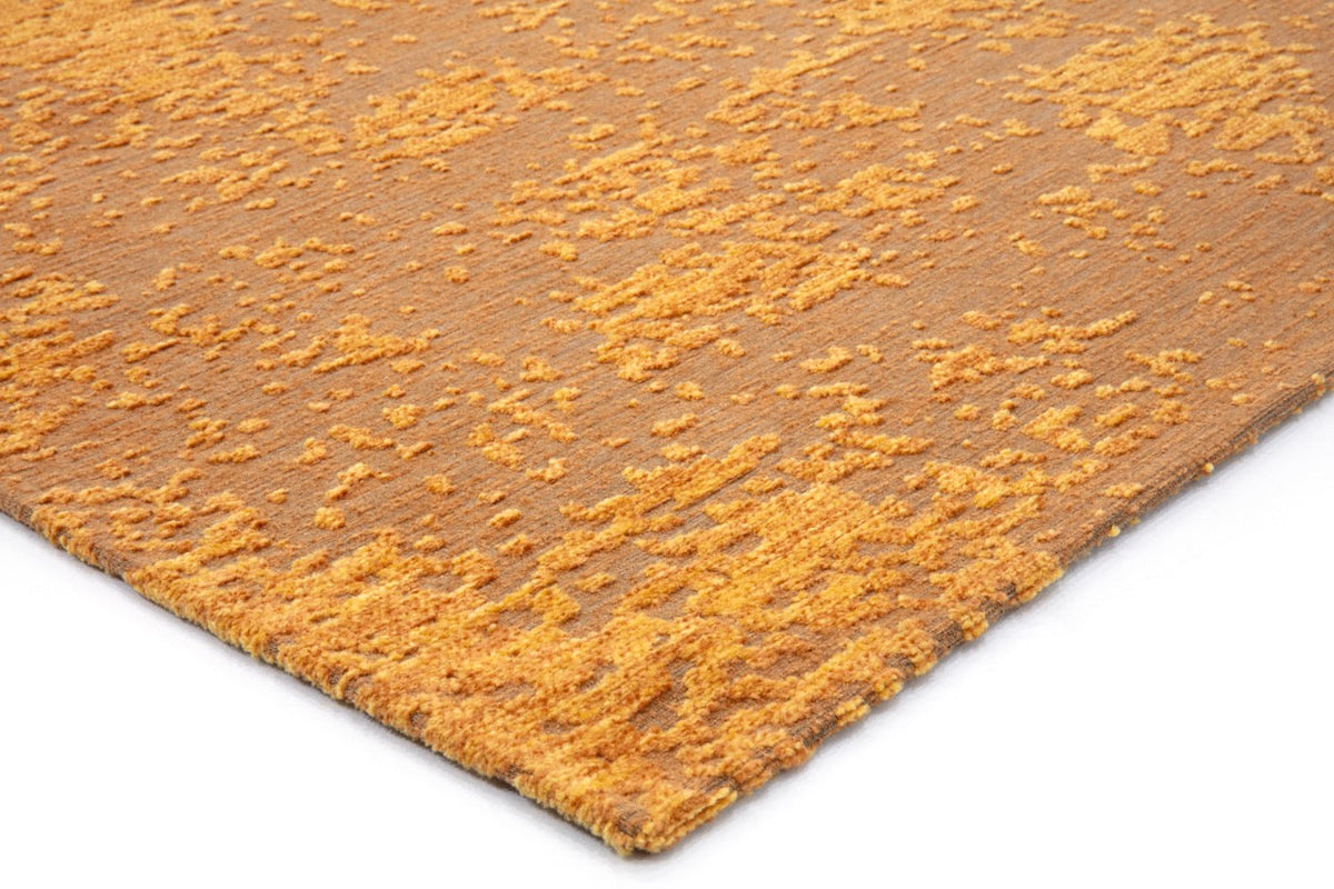 Tapis Acsento Laguna Melon, détail de l'angle et du poil