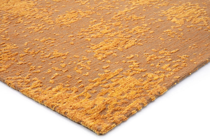Tapis Acsento Laguna Melon, détail de l'angle et du poil