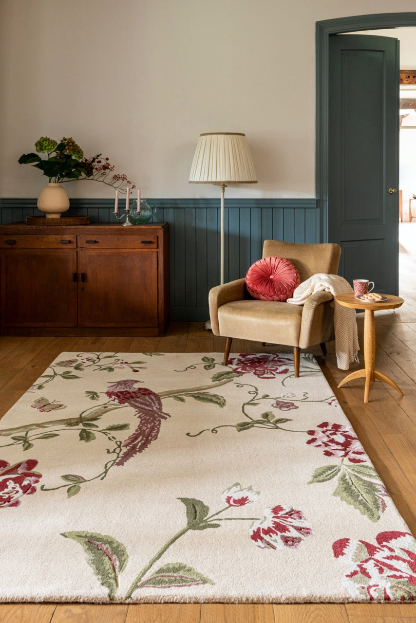 Laura Ashley Summer Palace Cranberry Grape 081200