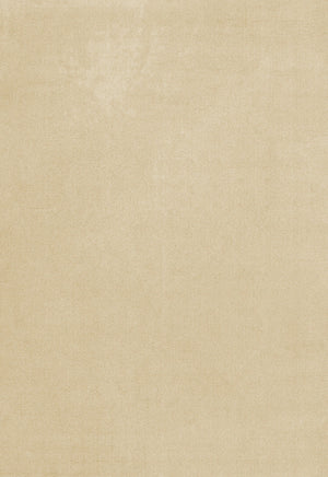Tapis jaune pâle Layered Solid Wool Soft Yellow, vue de dessus
