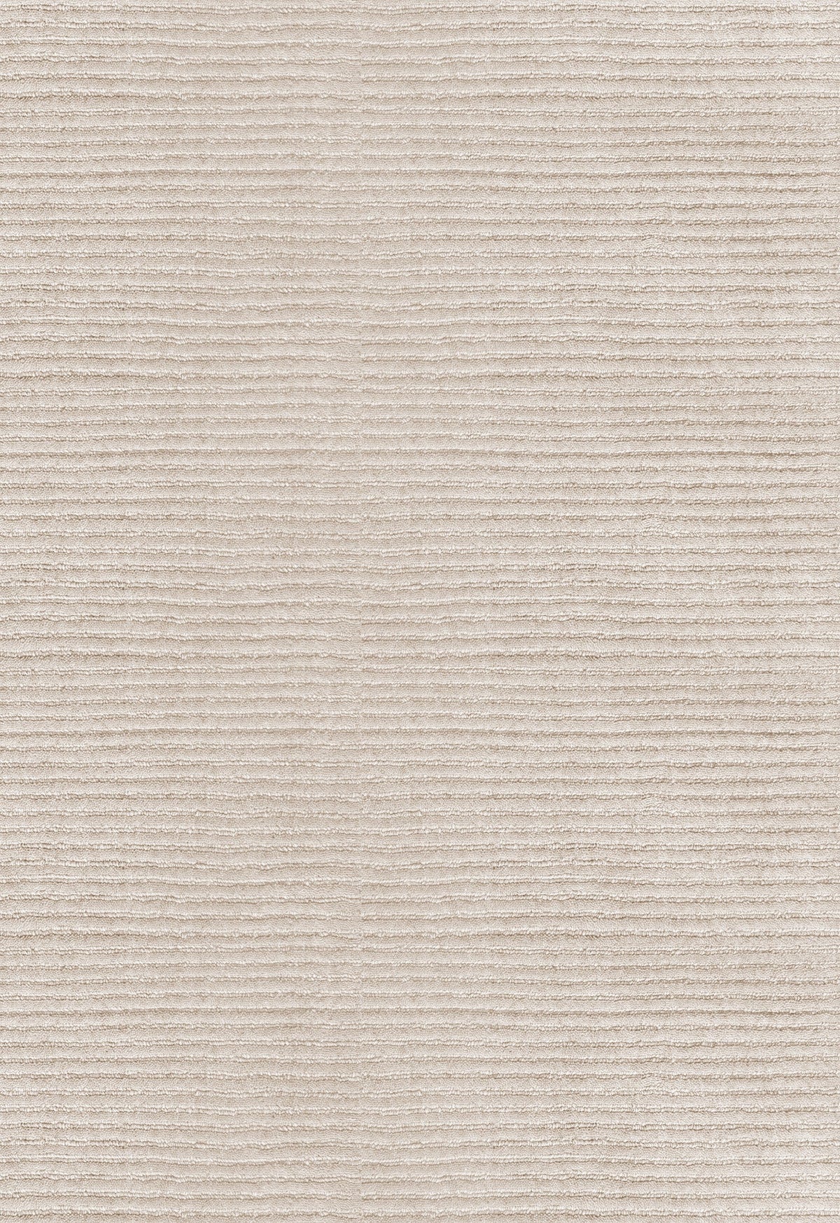Tapis laine beige Layered Drift Wool Light Oatmeal, détail de la laine côtelée