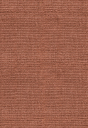 Tapis laine rouille Layered Drift Wool Rust, détail de la laine côtelée