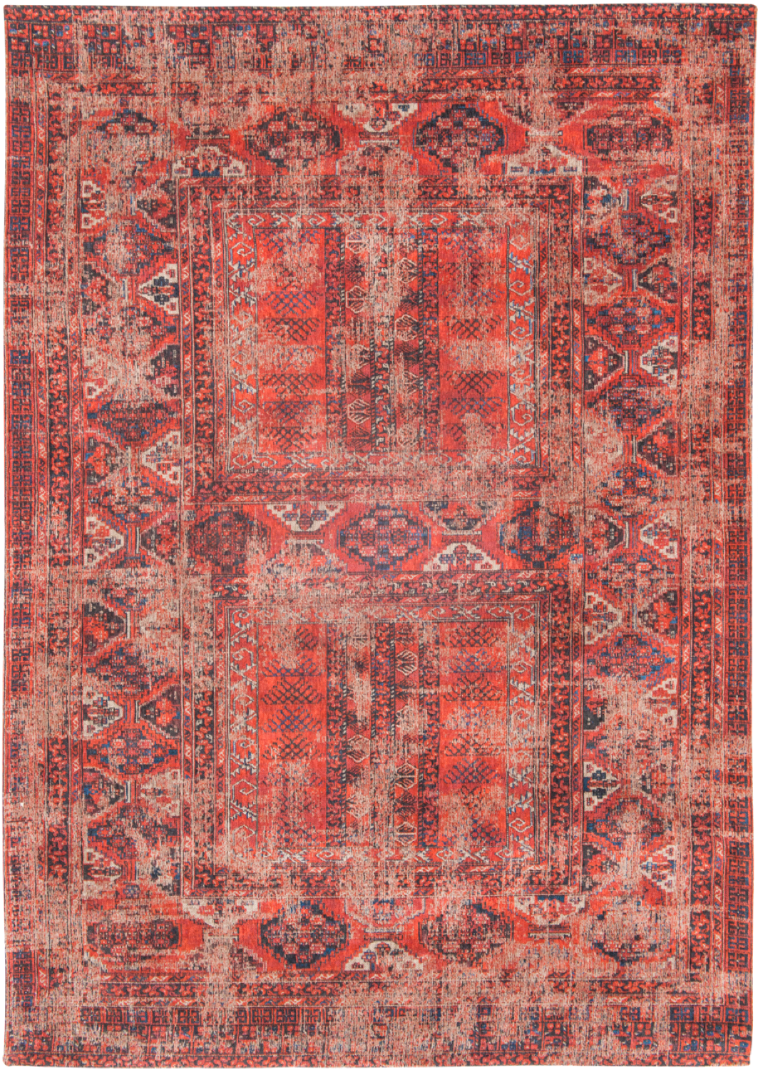 Louis de Poortere Antiquarian Antique Hadschlu 7-8-2 Red 8719