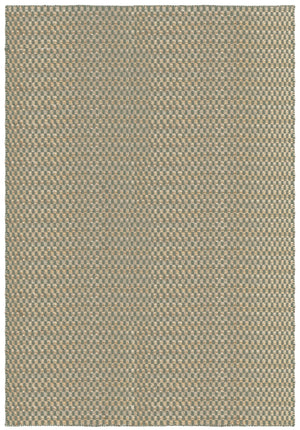 Tapis jute et laine sauge Layered Barley Sage, vue de dessus