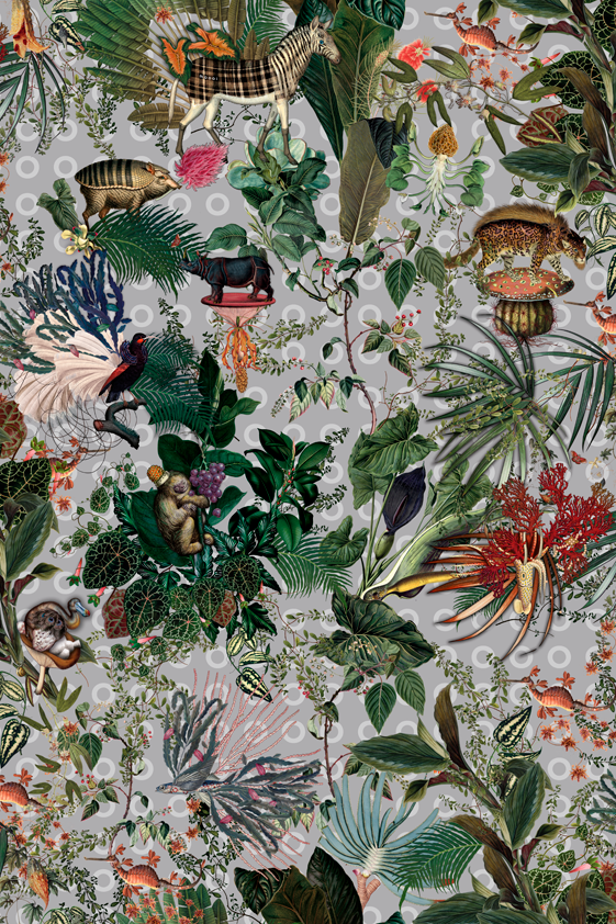 Moooi Carpets Menagerie of Extinct Animals Cloud