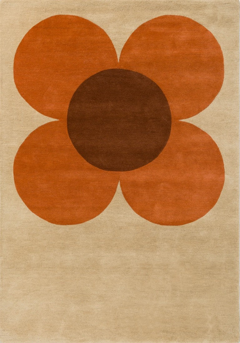 Orla Kiely Flower Placement Pumpkin 158203