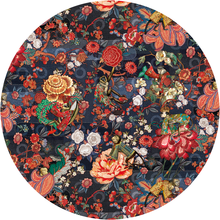 Moooi Carpets Rendezvous Tokyo Blue Indigo