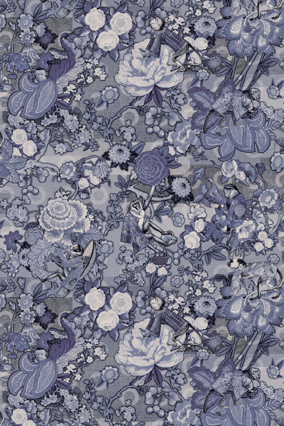 Moooi Carpets Rendezvous Tokyo Blue Ming Blue