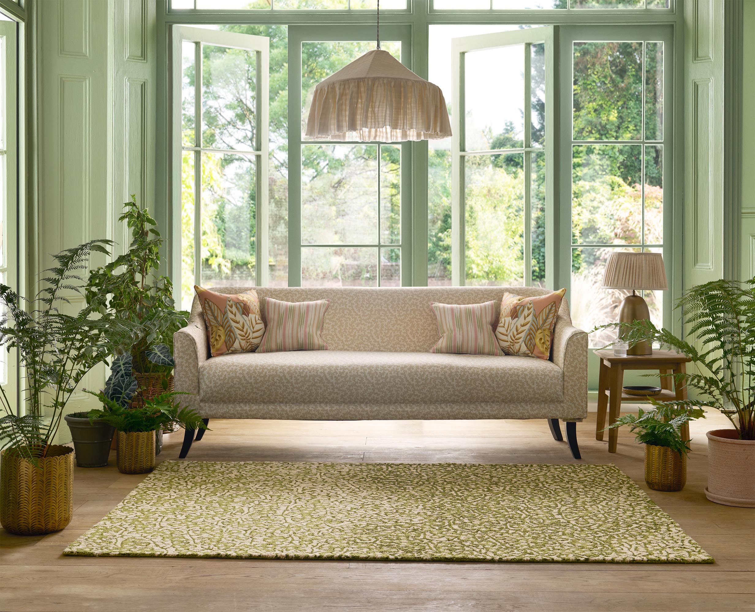 Sanderson Truffle Olive 446007