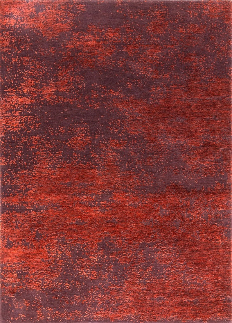 Tapis plat bordeaux Acsento Laguna, détail