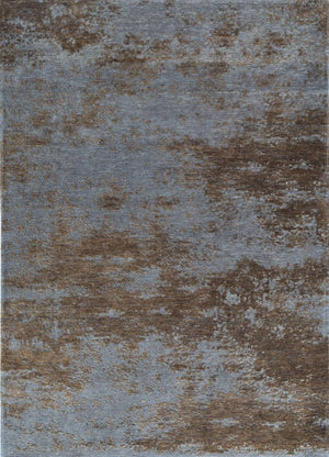 Tapis plat bleu ardoise Acsento Laguna, détail