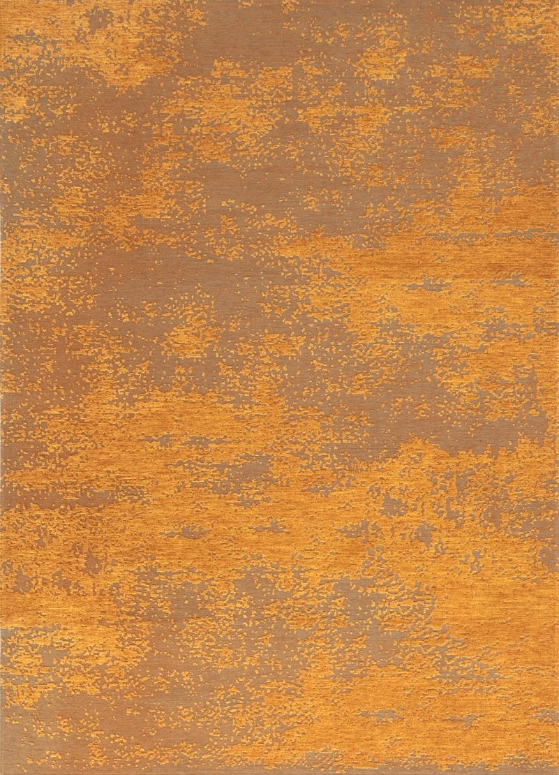 Tapis plat orange melon Acsento Laguna, détail