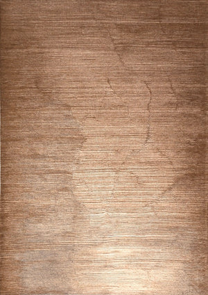 Tapis Acsento Moonshadow Noisette beige noisette et brun clair, vue de dessus