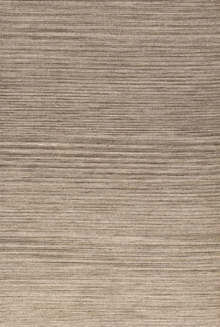 Tapis Acsento Origin Green vert sauge à rayures kaki et grises, vue de dessus