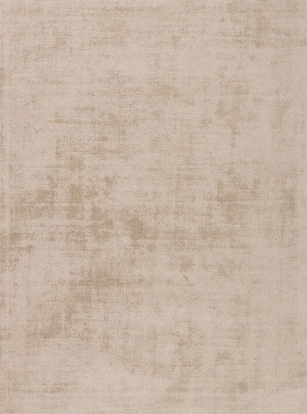 Acsento Corfu Ivory hand-loomed nylon rug in warm beige tones - durable modern design