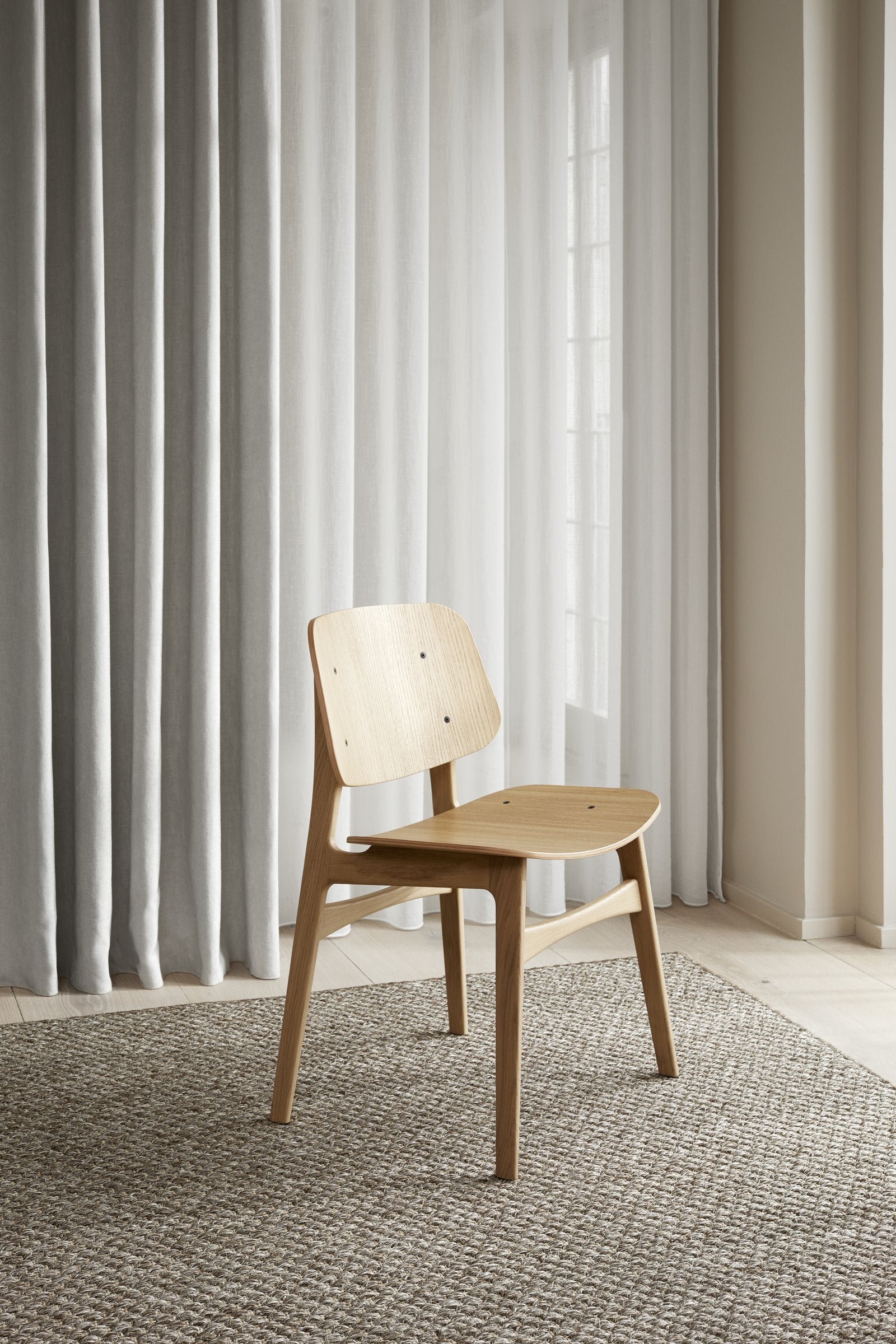 Massimo Belize Natural tapis en sisal, dans un intérieur