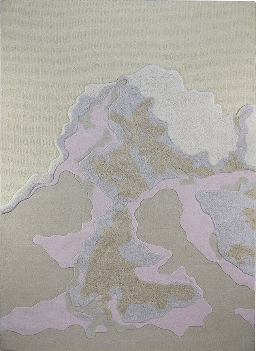 Massimo Cloud 9 Afternoon tapis pastel, vue de dessus