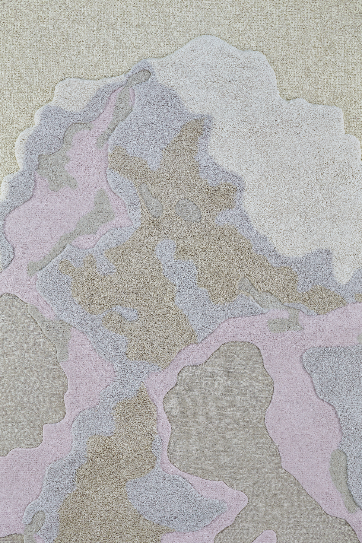 Massimo Cloud 9 Afternoon tapis pastel, détail de la surface