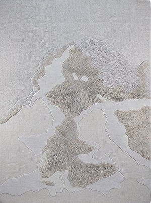 Massimo Cloud 9 Cloudy tapis en laine gris, vue d'ensemble