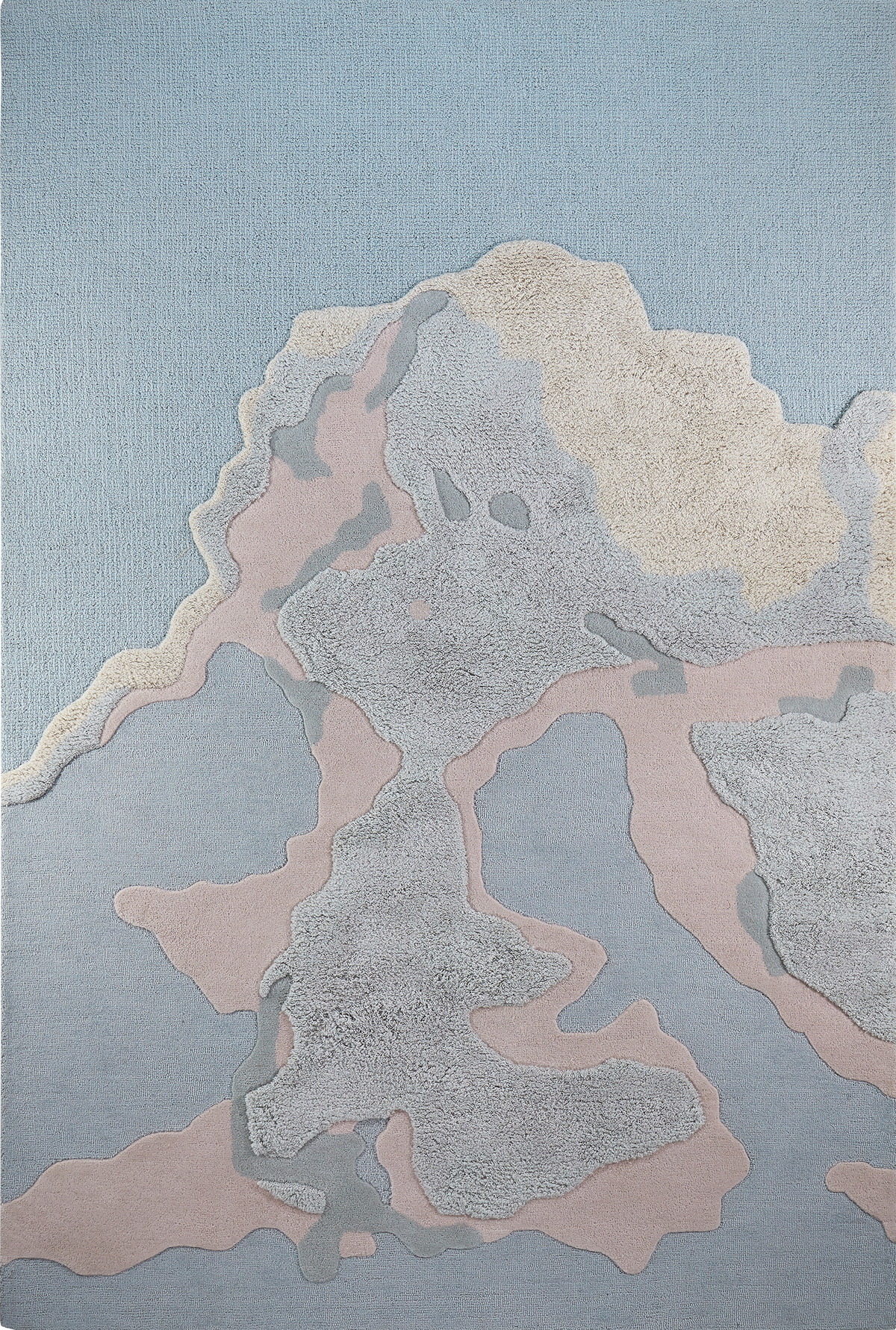 Massimo Cloud 9 Day tapis bleu clair, vue de dessus