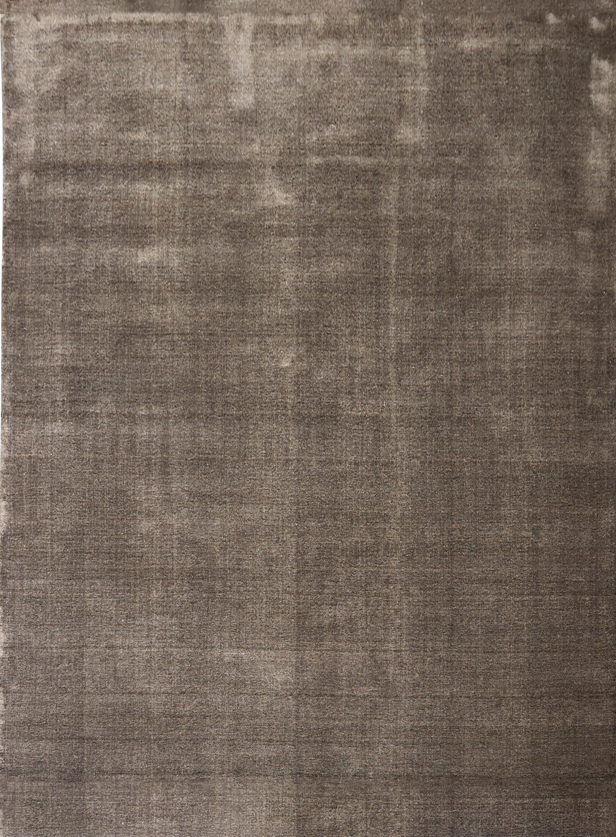 Massimo Earth Bamboo Warm Grey tapis taupe, vue de dessus