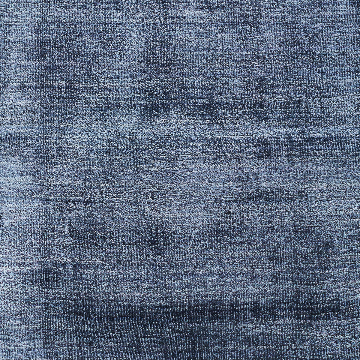 Massimo Karma Washed Blue tapis bleu délavé, détail de la surface