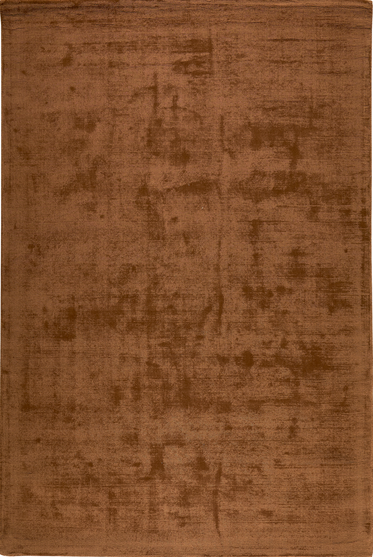 Massimo Karma Wool Dark Oak tapis cognac, vue de dessus