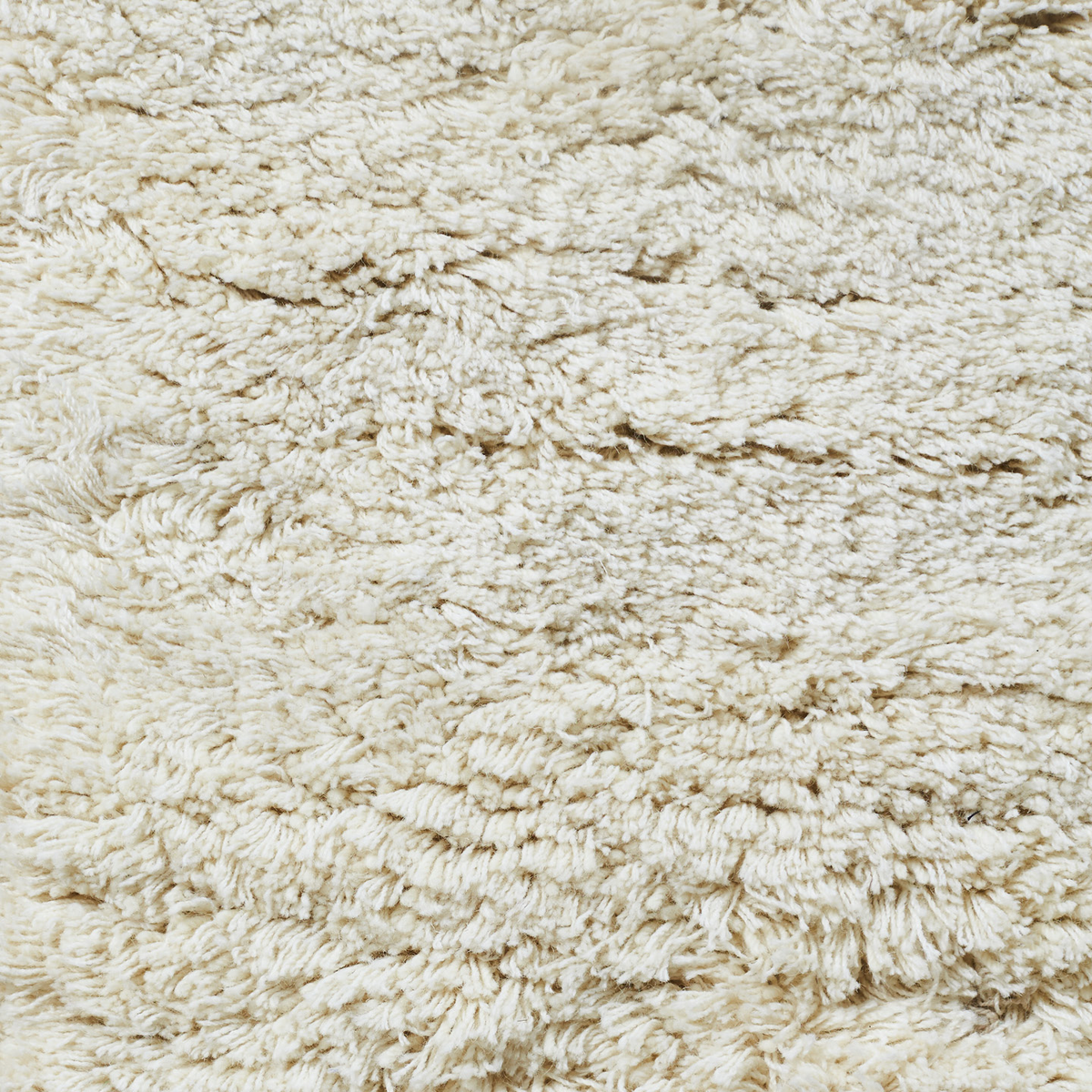 Massimo Rya Cream tapis à poils longs, détail des poils longs
