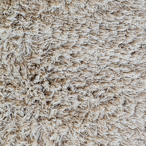 Massimo Rya Soft Beige tapis à poils longs, détail des poils longs