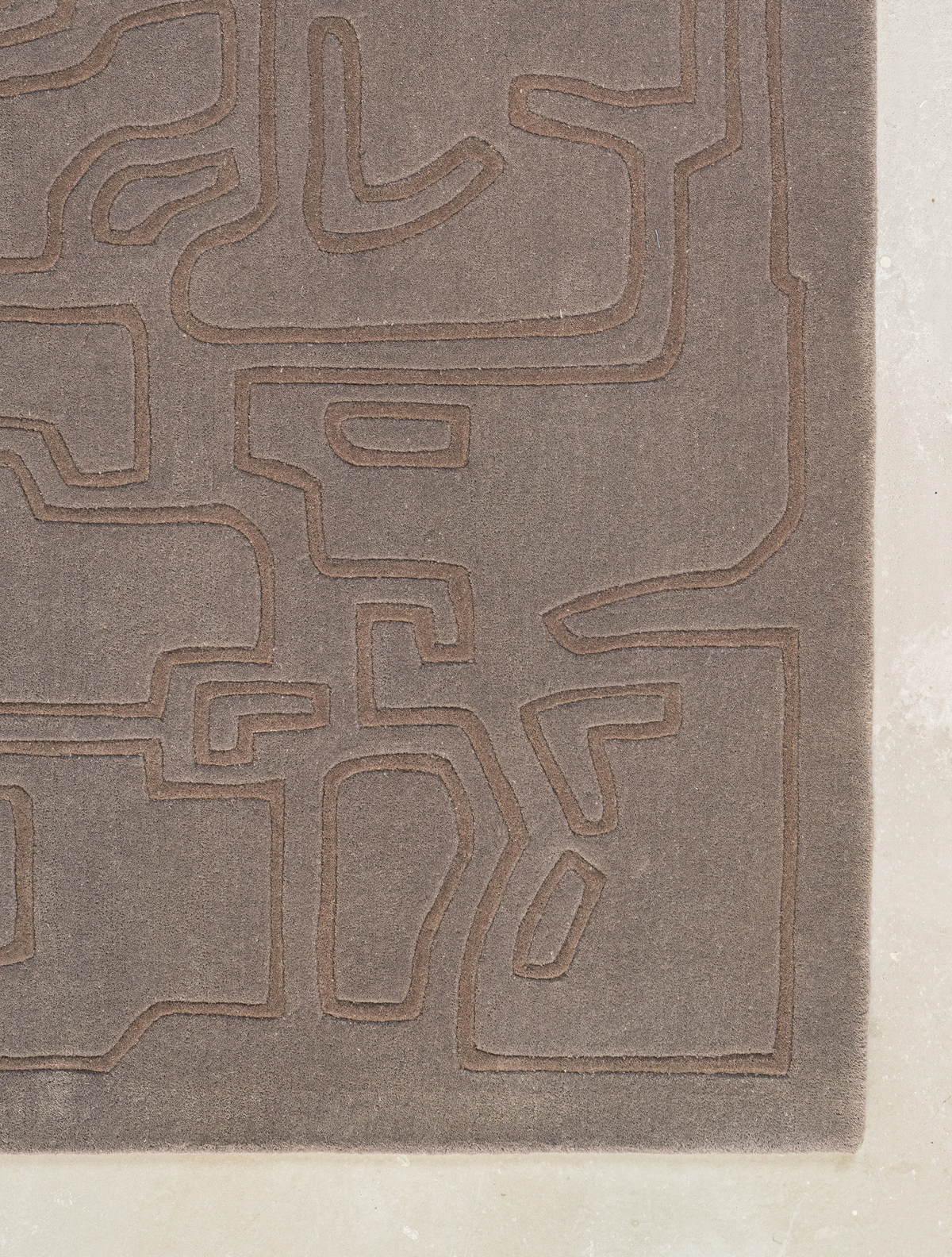 Massimo Structures 2.0 Volcano Dust tapis, détail du coin