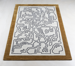 Massimo Structures Fragment 2 Border tapis, vue en perspective