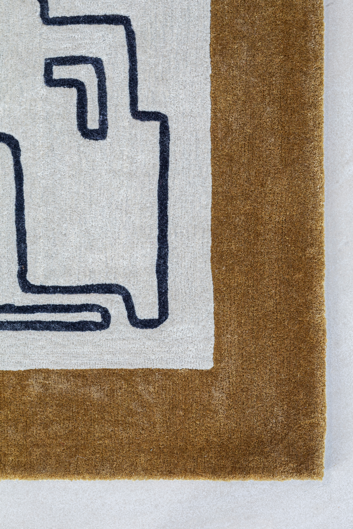 Massimo Structures Fragment 2 Border tapis, détail du coin