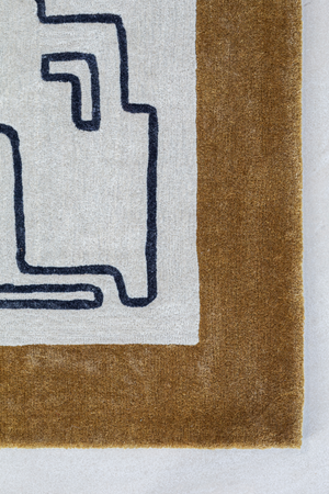 Massimo Structures Fragment 2 Border tapis, détail du coin