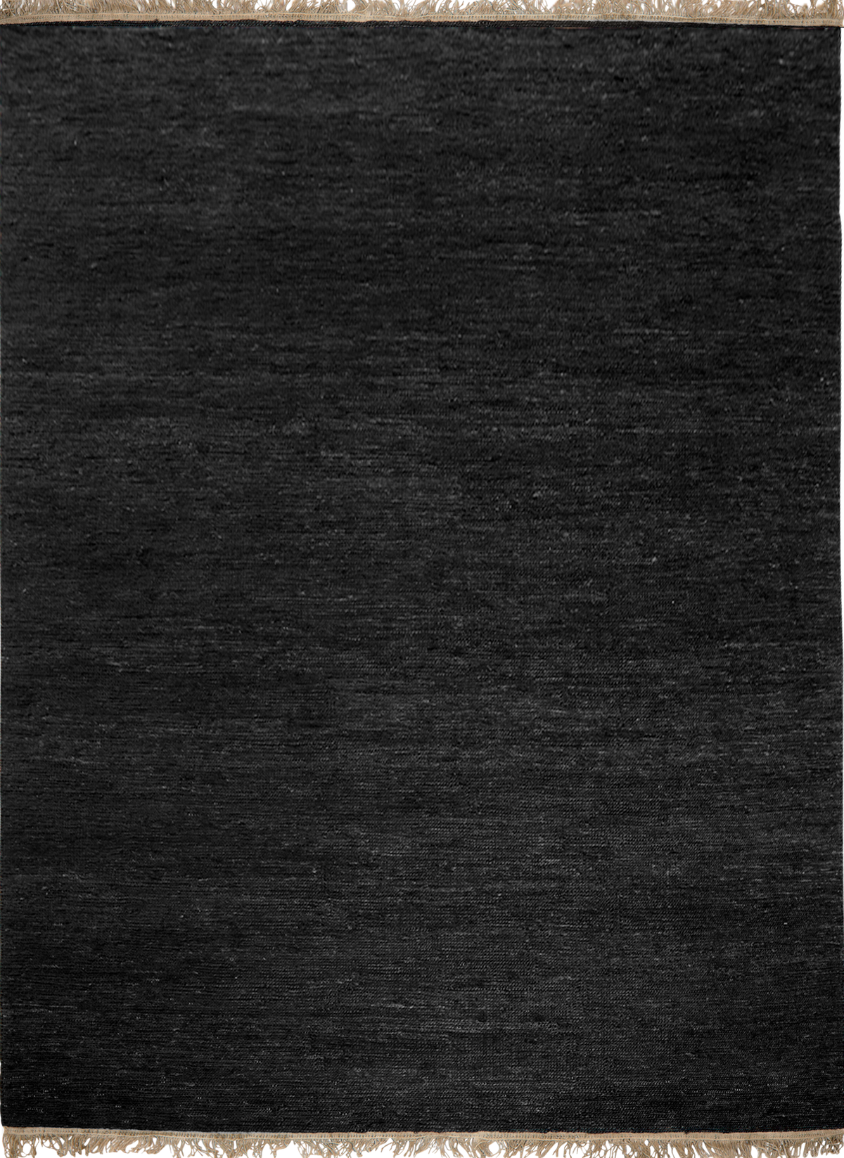 Massimo Sumace Black tapis en jute, vue de dessus