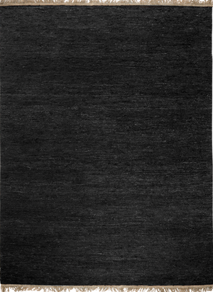 Massimo Sumace Black tapis en jute, vue de dessus