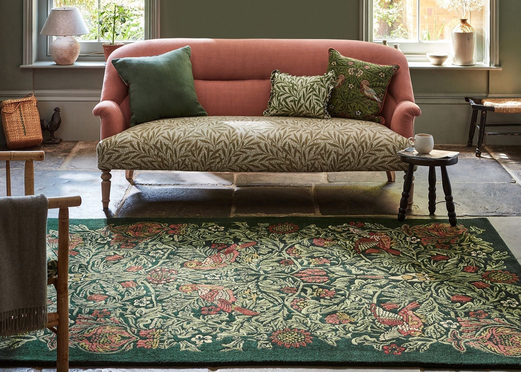 Morris & Co Bird Tump Green 128307