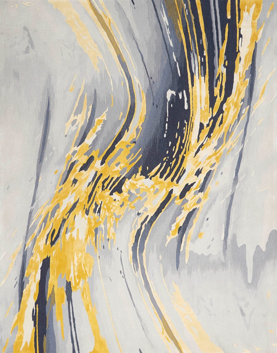 Nourison | Prismatic Grey Gold PRS24 | Carpet | Online Tapijten