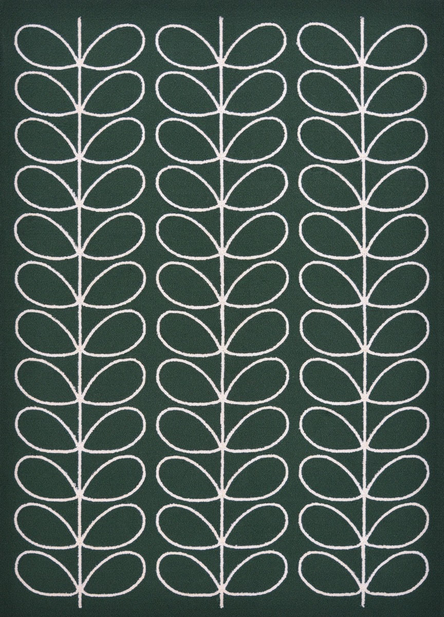 Orla Kiely | Linear Stem Jade 460507 | Carpet | Online Tapijten